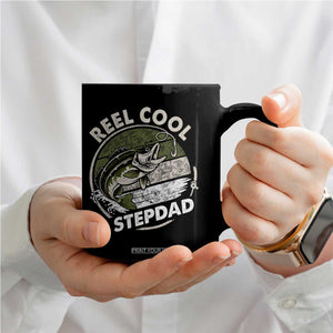 Reel Cool Stepdad Coffee Mug Fathers Day Gift for Fisherman Bonus Dad TS10 Print Your Wear