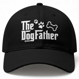 Dog Dad Baseball Cap The Dogfather Fathers Day Gift For Dog Lovers TS10 Print Your Wear