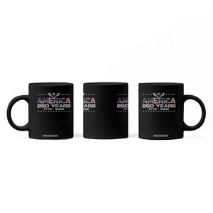 250th Anniversary USA Coffee Mug Vintage Eagle 250 Years American 1776 2026 US Flag TS10 Print Your Wear