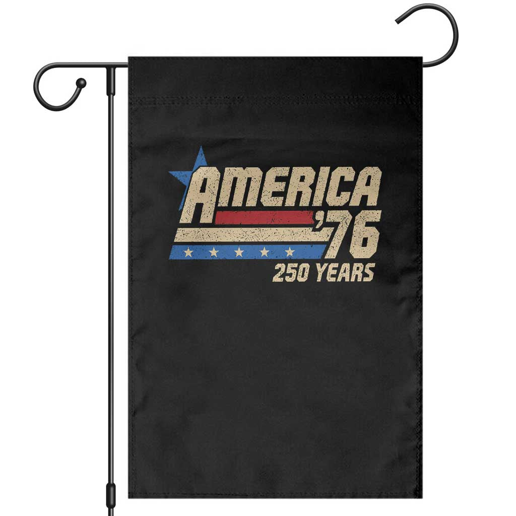 250th Anniversary USA Garden Flag America Retro 250 Years 1776 2026 TS10 Black Print Your Wear