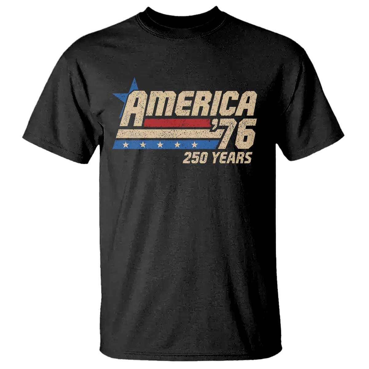 250th Anniversary USA T Shirt America Retro 250 Years 1776 2026 TS10 Black Print Your Wear