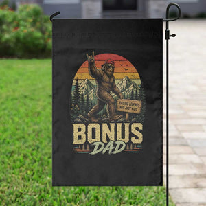 Bigfoot Bonus Dad Garden Flag Retro Stepdad Fathers Day Gifts TS10 Print Your Wear