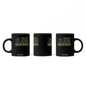 Proud Army Bonus Dad Coffee Mug Vintage Stepdad Birthday Step Dad Camo US Flag TS10 Print Your Wear
