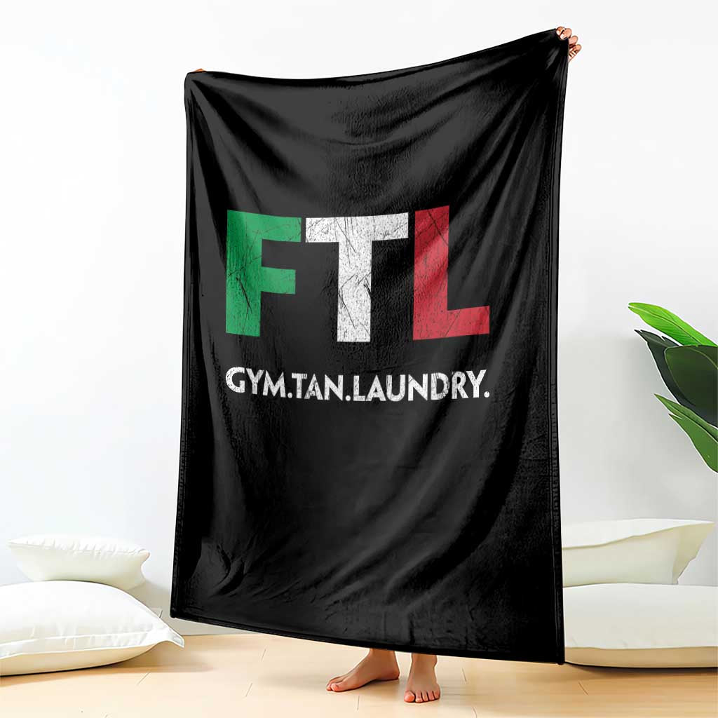 Gym Tan Laundry GTL Italian Flag Throw Blanket TS10 Print Your Wear