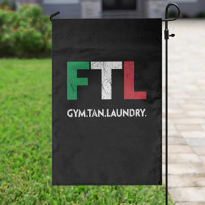 Gym Tan Laundry GTL Italian Flag Garden Flag TS10 Print Your Wear