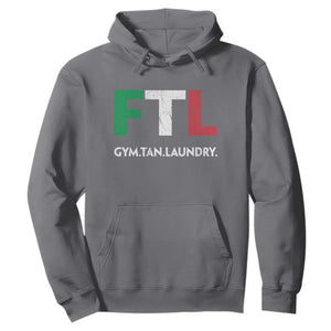Gym Tan Laundry GTL Italian Flag Hoodie TS10 Charcoal Print Your Wear
