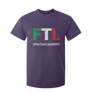 Gym Tan Laundry GTL Italian Flag T Shirt For Kid TS10 Purple Print Your Wear