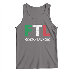 Gym Tan Laundry GTL Italian Flag Tank Top TS10 Deep Heather Print Your Wear