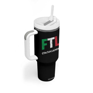 Gym Tan Laundry GTL Italian Flag Tumbler With Handle TS10 Print Your Wear