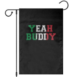 Yeah Buddy Italian Flag Garden Flag Vintage Retro TS10 Black Print Your Wear