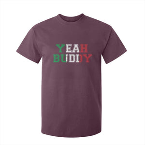 Yeah Buddy Italian Flag T Shirt For Kid Vintage Retro TS10 Maroon Print Your Wear