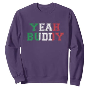 Yeah Buddy Italian Flag Sweatshirt Vintage Retro TS10 Purple Print Your Wear