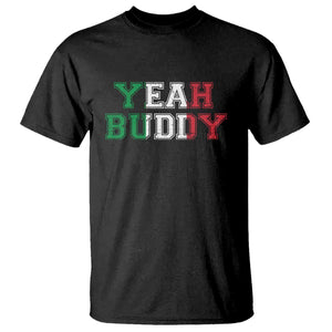 Yeah Buddy Italian Flag T Shirt Vintage Retro TS10 Black Print Your Wear