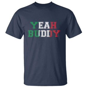 Yeah Buddy Italian Flag T Shirt Vintage Retro TS10 Navy Print Your Wear