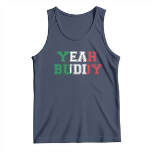 Yeah Buddy Italian Flag Tank Top Vintage Retro TS10 Navy Print Your Wear