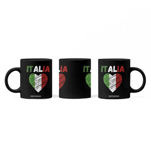Italian Flag Heart Coffee Mug Retro Vintage Italia Graphic TS10 Print Your Wear