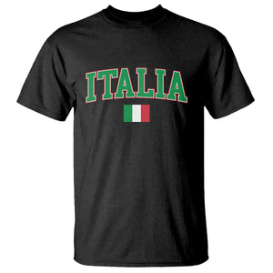 Vintage Italia T Shirt Print Retro Varsity Italian Apparel TS10 Black Print Your Wear