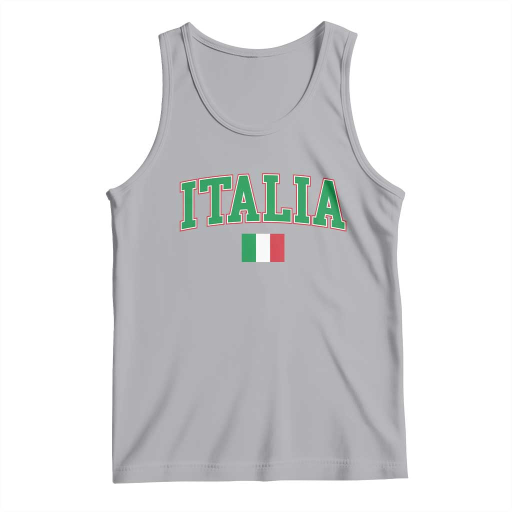 Vintage Italia Tank Top Print Retro Varsity Italian Apparel TS10 Athletic Heather Print Your Wear