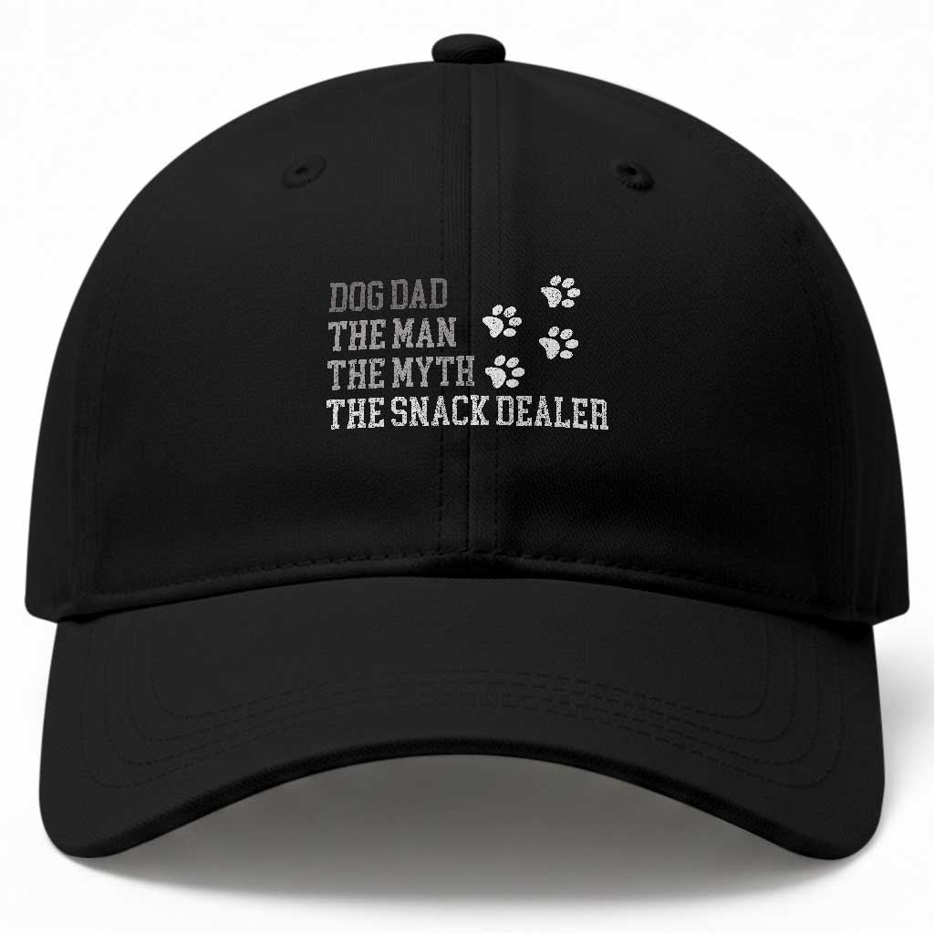 Dog Dad Baseball Cap Fathers Day Gift for Dog Lovers Retro Vintage TS10 Print Your Wear