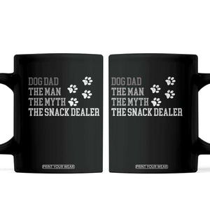Dog Dad Coffee Mug Fathers Day Gift for Dog Lovers Retro Vintage TS10 Black Print Your Wear