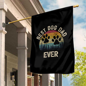 Best Dog Dad Ever Garden Flag Fathers Day Gift for Dog Lovers TS10 Print Your Wear