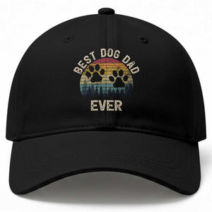 Best Dog Dad Ever Baseball Cap Fathers Day Gift for Dog Lovers TS10 Print Your Wear