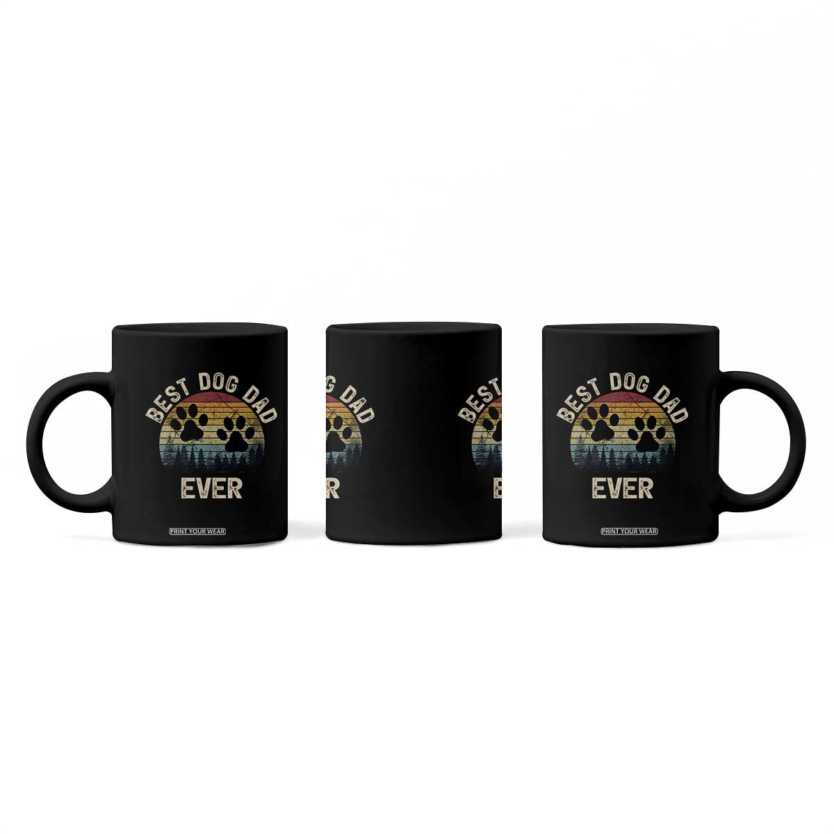 Best Dog Dad Ever Coffee Mug Fathers Day Gift for Dog Lovers TS10 Print Your Wear