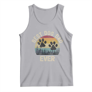 Best Dog Dad Ever Tank Top Fathers Day Gift for Dog Lovers TS10 Athletic Heather Print Your Wear