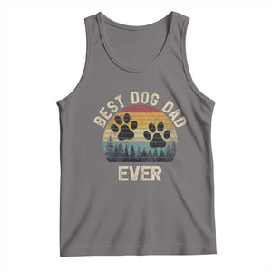 Best Dog Dad Ever Tank Top Fathers Day Gift for Dog Lovers TS10 Deep Heather Print Your Wear