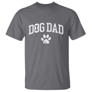 Retro Dog Dad T Shirt Distressed Fathers Day Gift for Dog Lovers TS10 Charcoal Print Your Wear
