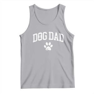 Retro Dog Dad Tank Top Distressed Fathers Day Gift for Dog Lovers TS10 Athletic Heather Print Your Wear