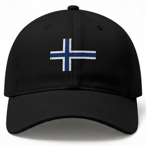 Norway Flag Baseball Cap Distressed Norwegian Norge Nordic Red White Blue Symbol TS10 Print Your Wear