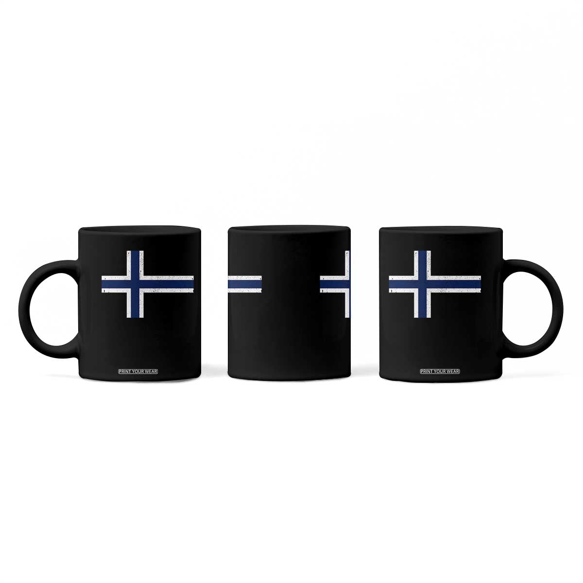 Norway Flag Coffee Mug Distressed Norwegian Norge Nordic Red White Blue Symbol TS10 Print Your Wear
