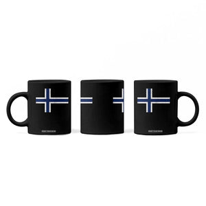 Norway Flag Coffee Mug Distressed Norwegian Norge Nordic Red White Blue Symbol TS10 Print Your Wear