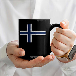 Norway Flag Coffee Mug Distressed Norwegian Norge Nordic Red White Blue Symbol TS10 Print Your Wear