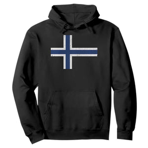 Norway Flag Hoodie Distressed Norwegian Norge Nordic Red White Blue Symbol TS10 Black Print Your Wear