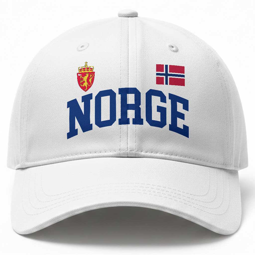 Norge Flag Norway Norwegian Baseball Cap Vintage Retro TS10 Print Your Wear