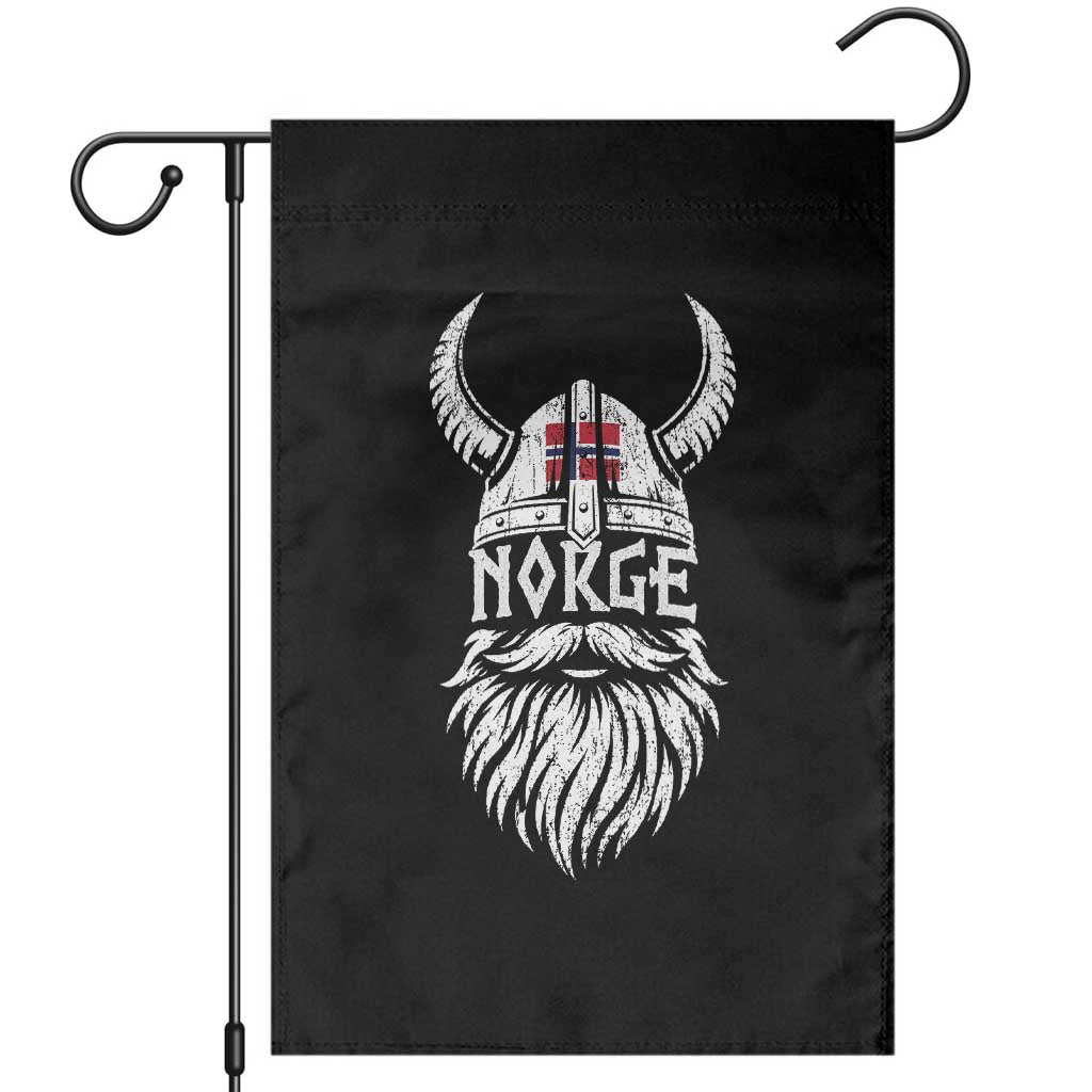 Norge Viking Norway Flag Garden Flag Norwegian Pride Norse Warrior Vintage Graphic TS10 Black Print Your Wear