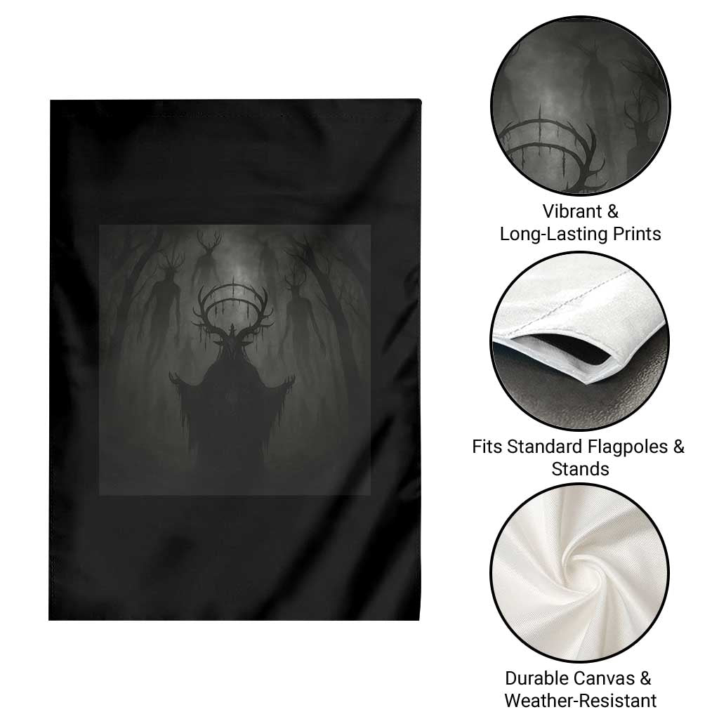 Wendigo Garden Flag Gothic Horror Forest Demon Cryptid Occult Dark Fantasy TS10 Print Your Wear