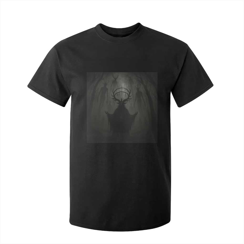 Wendigo T Shirt For Kid Gothic Horror Forest Demon Cryptid Occult Dark Fantasy TS10 Black Print Your Wear
