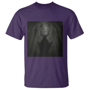 Wendigo T Shirt Gothic Horror Forest Demon Cryptid Occult Dark Fantasy TS10 Purple Print Your Wear