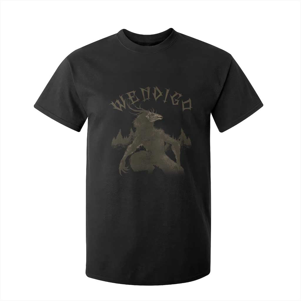 Wendigo T Shirt For Kid Horror Cryptid Occult Dark Fantasy TS10 Black Print Your Wear