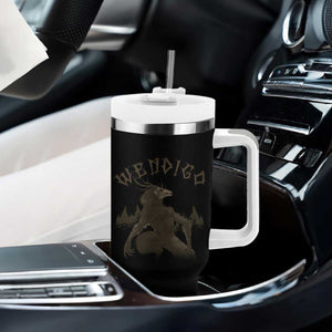 Wendigo Tumbler With Handle Horror Cryptid Occult Dark Fantasy TS10 Print Your Wear