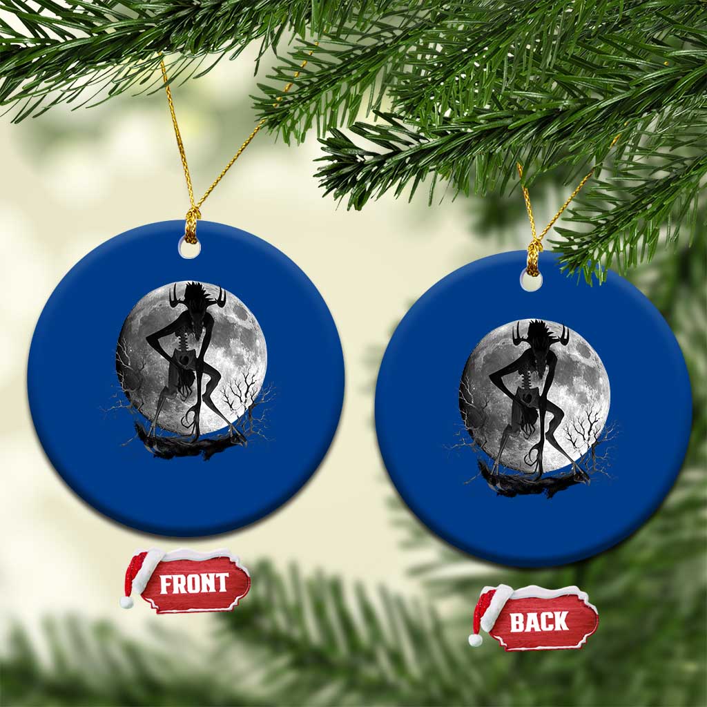 Wendigo Ceramic Ornament Cryptid Horror Moon Mythical Creature Halloween TS10 1pc Blue Print Your Wear