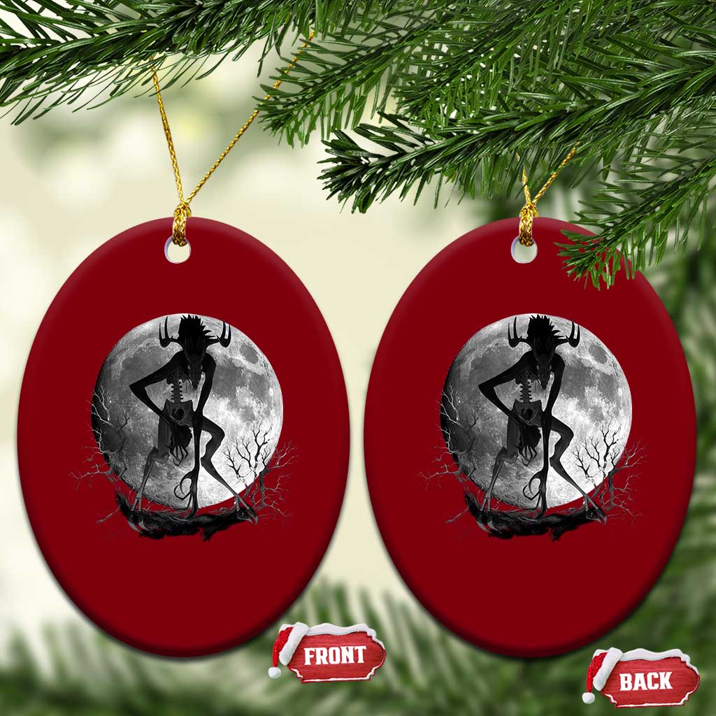 Wendigo Ceramic Ornament Cryptid Horror Moon Mythical Creature Halloween TS10 Print Your Wear