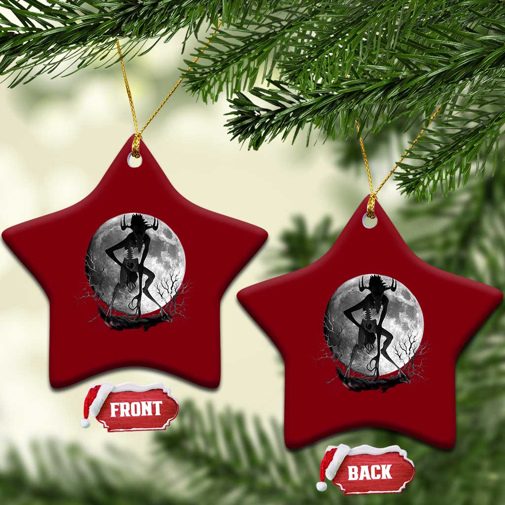 Wendigo Ceramic Ornament Cryptid Horror Moon Mythical Creature Halloween TS10 Print Your Wear