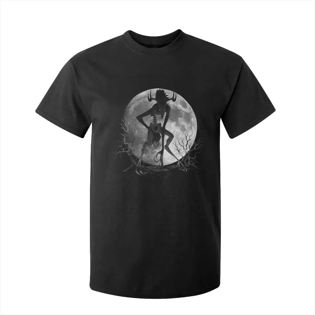 Wendigo T Shirt For Kid Cryptid Horror Moon Mythical Creature Halloween TS10 Black Print Your Wear