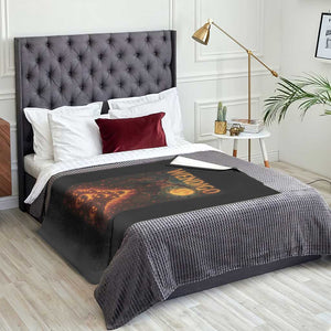 Wendigo Throw Blanket Halloween Cryptid Horror Mythical Creature TS10 Print Your Wear