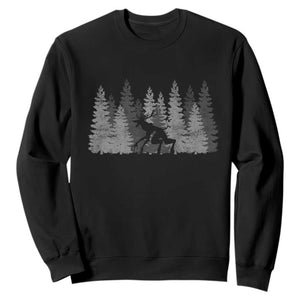 Wendigo Sweatshirt Mountain Trees Cryptid Occult Dark Fantasy TS10 Black Print Your Wear
