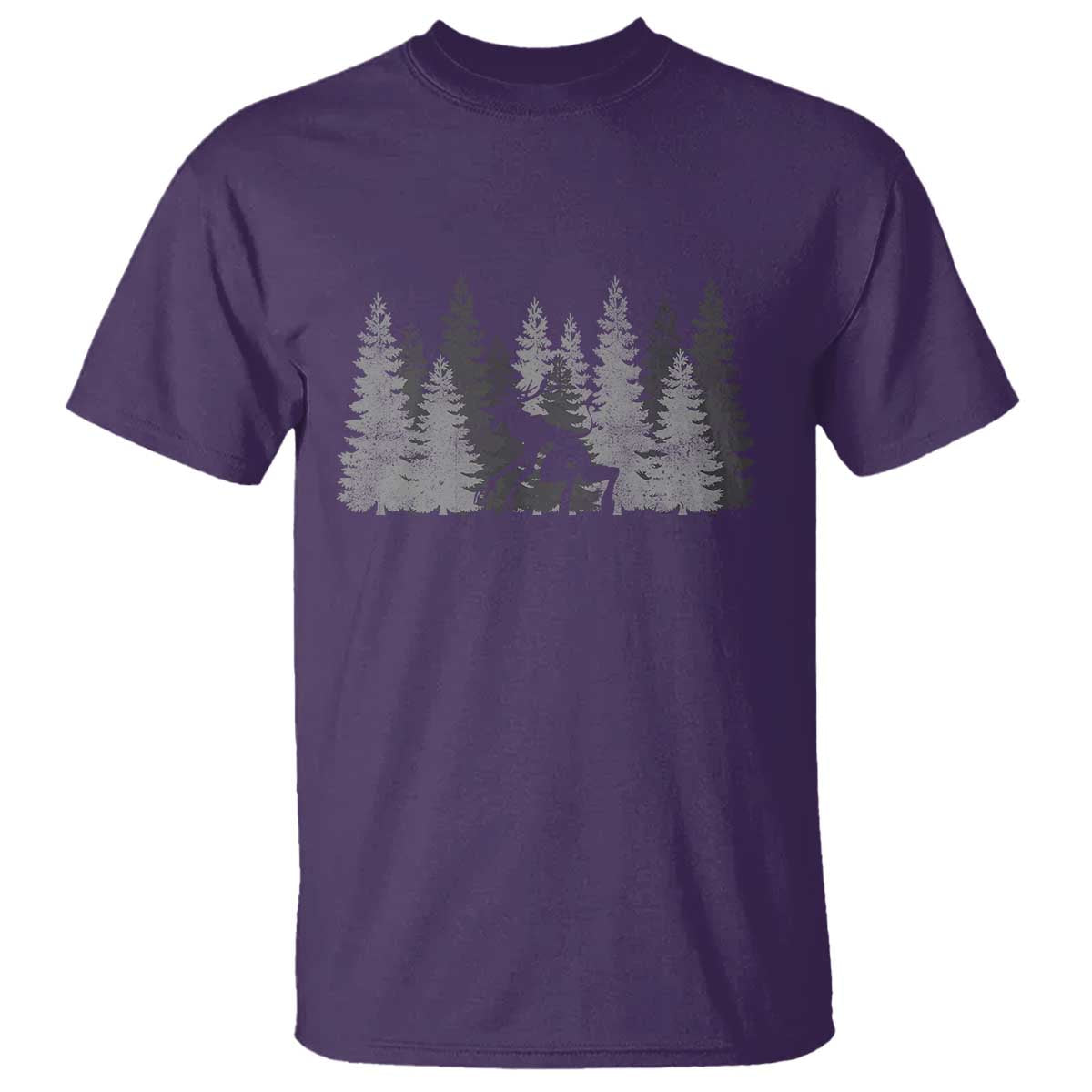 Wendigo T Shirt Mountain Trees Cryptid Occult Dark Fantasy TS10 Purple Print Your Wear